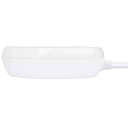 Okrągła Listwa Zasilająca Podróżna Z 2 Gniazdami AC I Portami USB